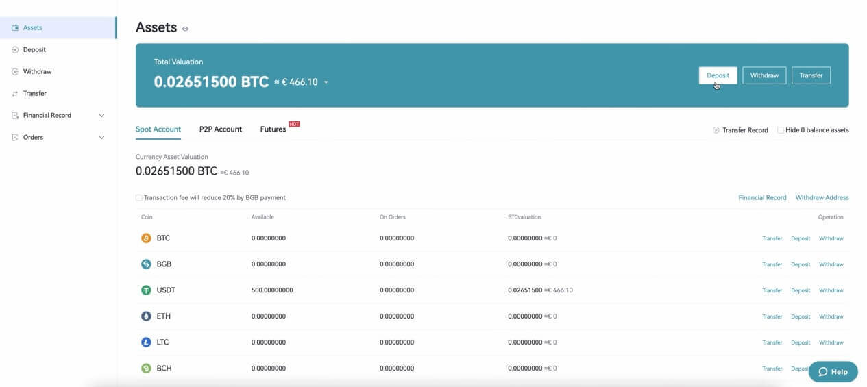 Как да депозирате в Bitget Как да депозирате в Bitget