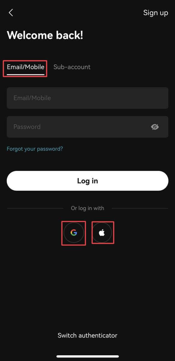 Giunsa ang Pag-login sa Bitget Giunsa ang Pag-login sa Bitget