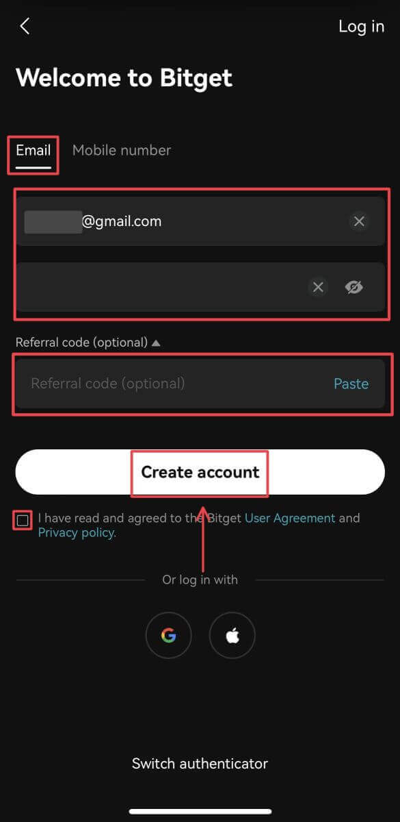 Come aprire un account e accedere a Bitget Come aprire un account e accedere a Bitget