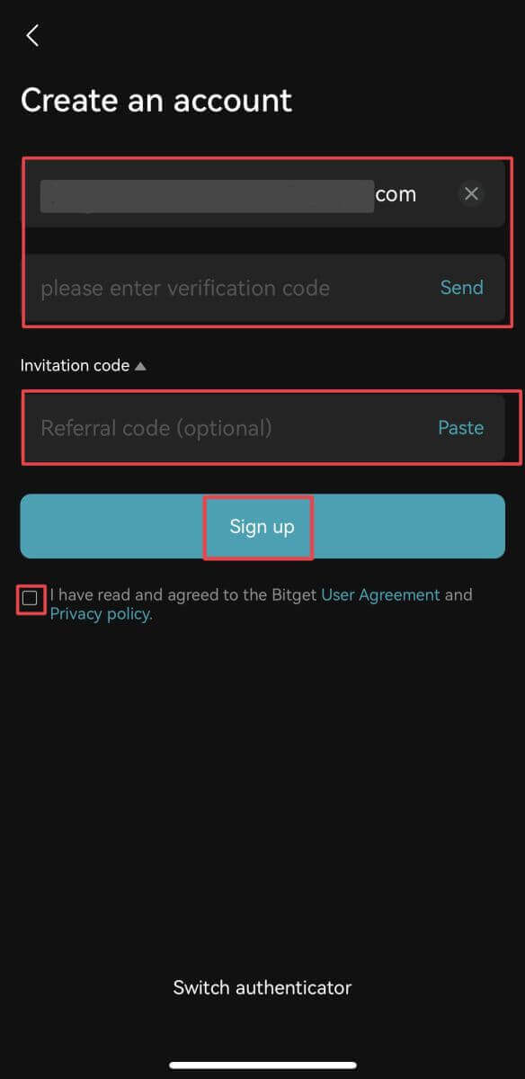 Bitgetから口座を開設して出金する方法 Bitgetから口座を開設して出金する方法